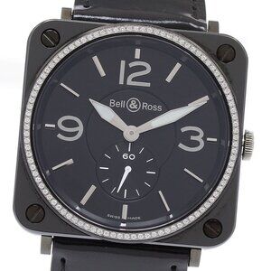Bell＆Ross BRS-98-BCS Diamond Bezel black Dial Quartz Ladies Watch_899160